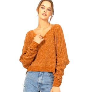 Double Zero chenille sweater